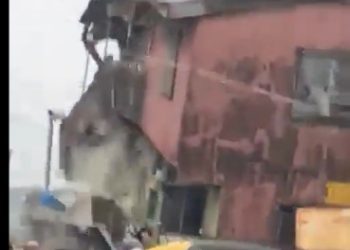 Two-storey building collapses in Lagos