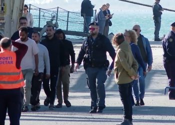Italy delivers first migrants to Albania under controversial agreement