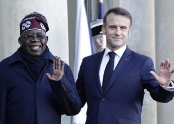 Macron welcomes Tinubu in historic state visit to France