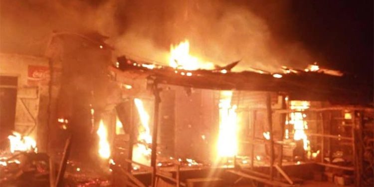 Probe begins as Plateau market fire guts 107 shops