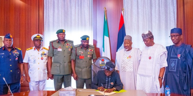 Tinubu approves new conditions of service for military personnel