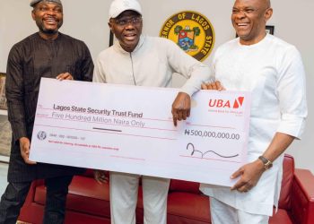 UBA donates N500m to Lagos Security Trust Fund