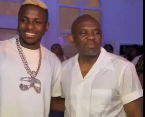 Osimhen joins Davido, Wizkid, Burna Boy at Tony Elumelu’s all-white party