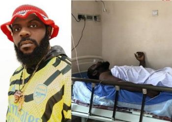 Rapper Odumodublvck in hospital after car crash