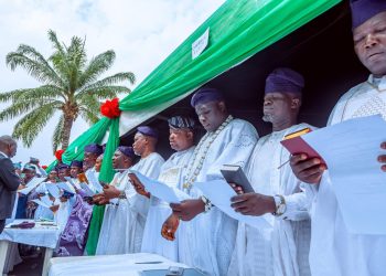 Gov. Adeleke swears in LG chairs, councillors