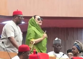 Akpabio orders Senator Natasha out of plenary