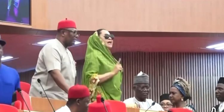 Akpabio orders Senator Natasha out of plenary