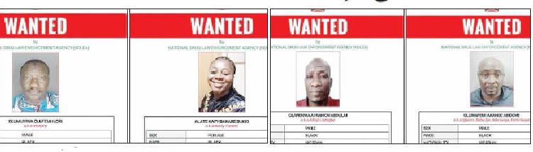 NDLEA declares four declared wanted over foiled drug shipments to Saudi Arabia, Qatar