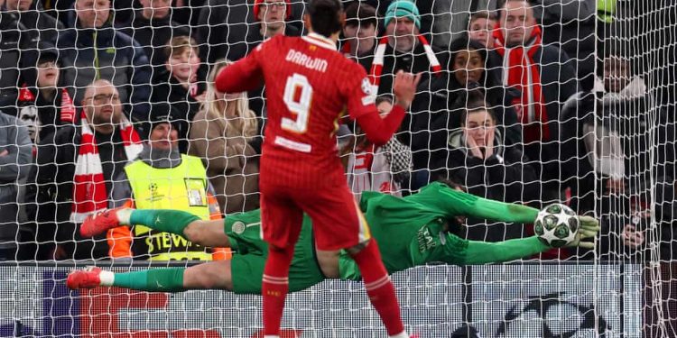 Champions League: PSG beat Liverpool on penalties to reach quarter-finals