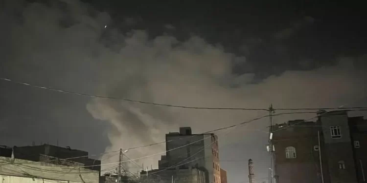 US launches wave of air strikes on Yemen’s Houthis