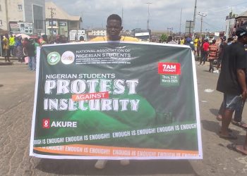 Ondo students protest rising insecurity