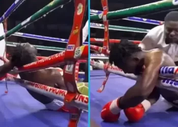 Tragedy as Nigerian boxer Olanrewaju collapses, dies during fight