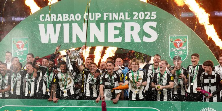 Newcastle end 70-year trophy drought, beat Liverpool 2-1 in Carabao Cup final
