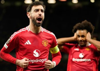 Bruno Fernandes hat-trick sends Man Utd into Europa League quarter-finals
