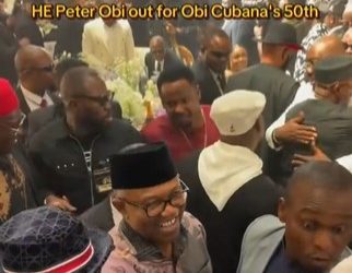 Peter Obi, Abaribe, others in attendance as Obi Cubana celebrates 50th birthday