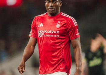 Forest striker Awoniyi in induced coma after surgery