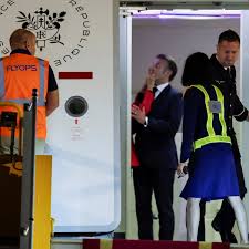 Macron denies domestic dispute after wife’s face push