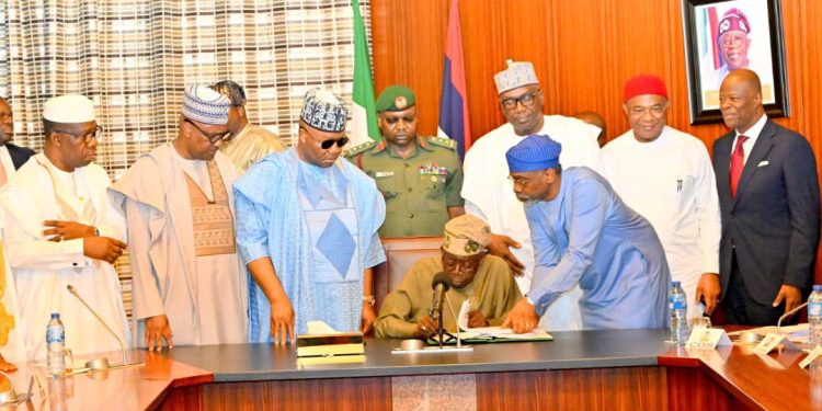 Tinubu signs tax reform bills into law