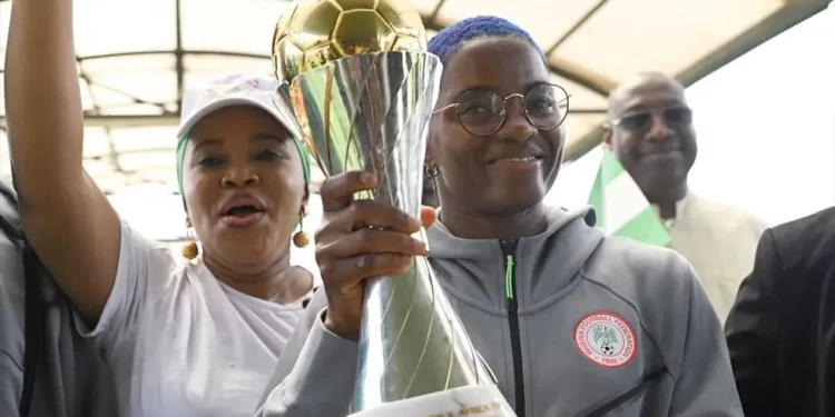 WAFCON Triumph: Tinubu gifts $100,000 to each Super Falcons player