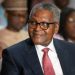 Aliko retires from Dangote Cement