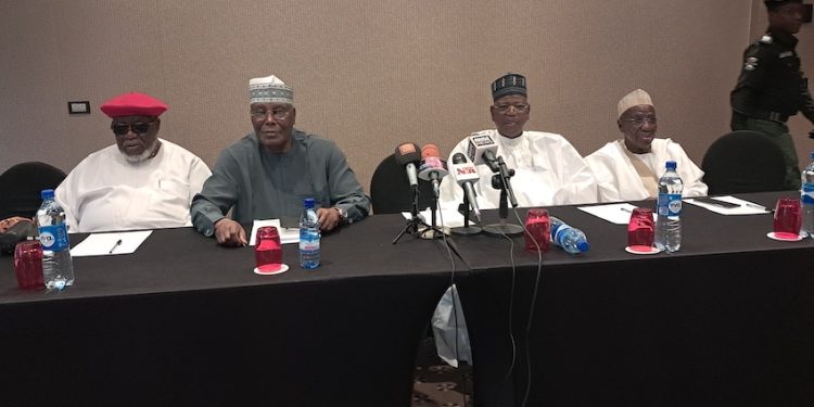 2027: Atiku, Mark, Secondus rally PDP members, others to join coalition