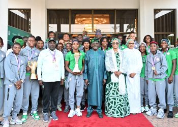 Tinubu honours triumphant Super Falcons with national honours, apartments, $100,000 cash each