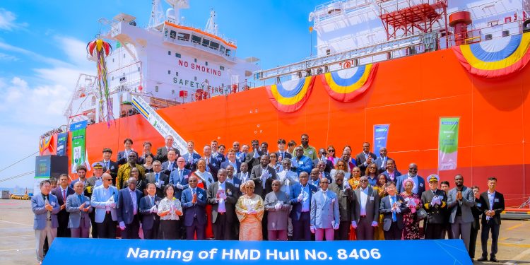 Pres. Tinubu commissions WAGL Energy Ltd 40,000 CBM LPG vessel in South Korea