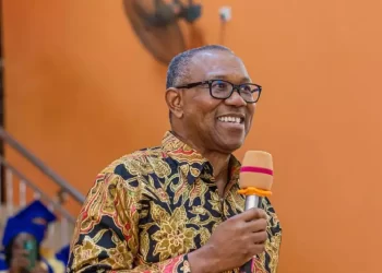 Peter Obi attends book launch on PDP