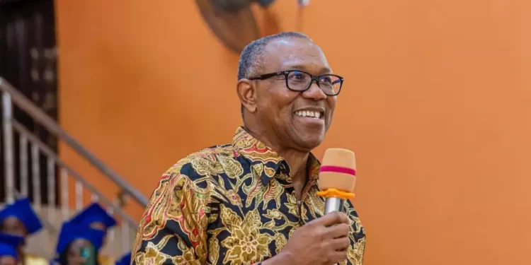 Peter Obi attends book launch on PDP
