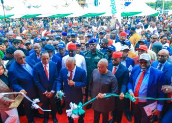 Gov. Mbah commissions 5 ultra-modern transport terminals, 100 mass transit CNG buses in Enugu