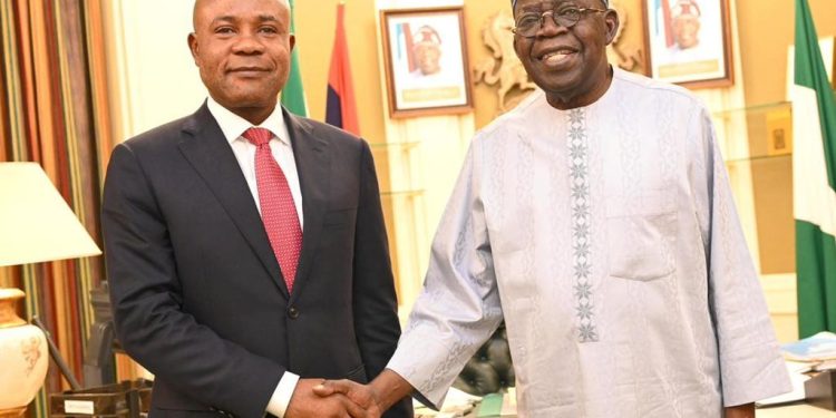 Gov. Mbah meets Tinubu in Abuja