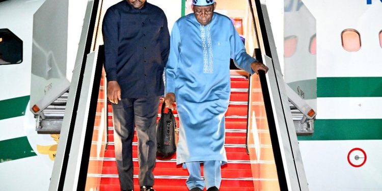 Tinubu returns to Abuja after counterterrorism talks in Rome