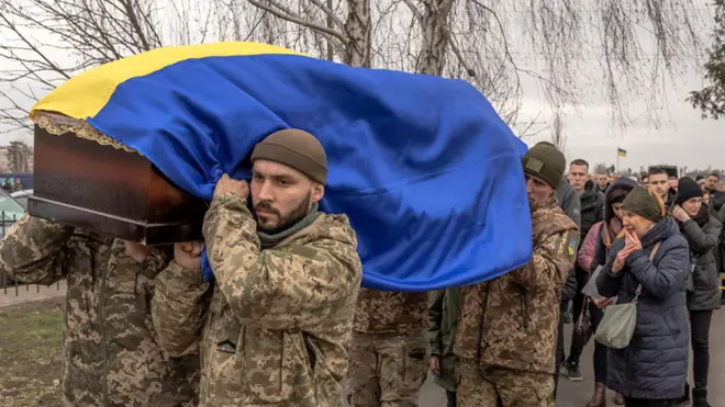 Ukraine receives 1,000 bodies from Russia