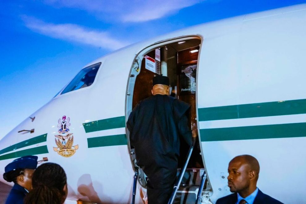 Shettima departs South Africa to represent Tinubu at AU-EU summit in Angola