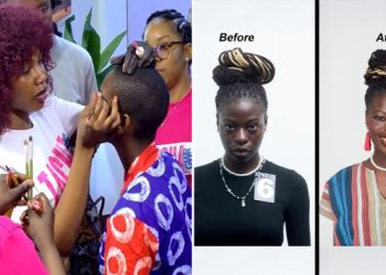 Tacha sets two Guinness World Records for makeovers