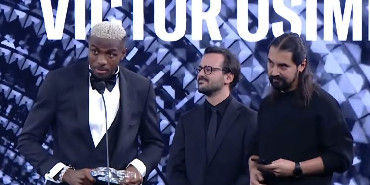 Osimhen wins Sportsman of the Year award in Turkey