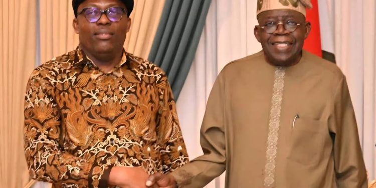 Tinubu meets Govs. Fubara, Nwifuru in Aso Villa