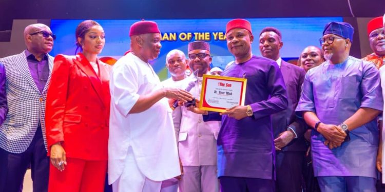 *Gov Mbah Bags Sun Newspaper Man of the Year Award, Vows to Continue Raising the Bar of Governance