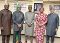 L- R: Abraham Oshadami, Executive Commissioner Technical Services, Nigerian Communications Commission, NCC; Tony Emoekpere, President, Association of Telecom Companies of Nigeria, ATCON; Dr Aminu Maida, Executive Vice-Chairman/CEO, NCC; Rimini Makama, Executive Commissioner Stakeholder Management, NCC; Muhammed Rudman, Vice President, ATCON/ CEO IXPN, during a courtesy visit by the ATCON Members on the 17th February 2026, at the Commission’s Headquarters, Abuja