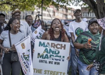 South Africans protest against Nigerians, other foreigners