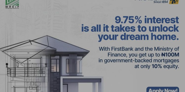 FirstBank boosts home ownership for Nigerians with single-digit interest rate loan