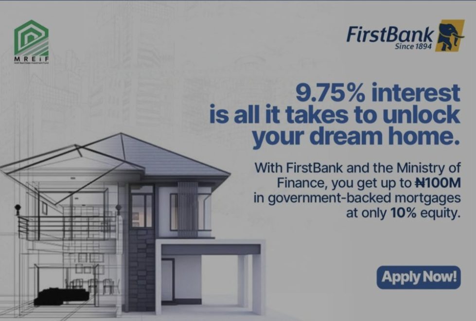 FirstBank boosts home ownership for Nigerians with single-digit interest rate loan