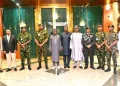 Tinubu meets security chiefs, Ribadu over insecurity