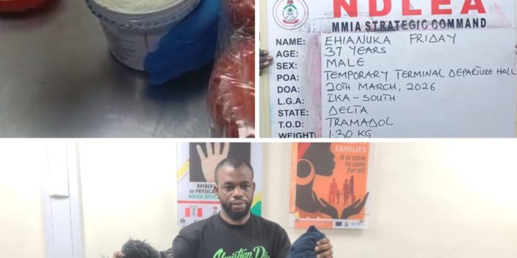 NDLEA intercepts drugs in carton walls, winter jackets, cream at Lagos Airport