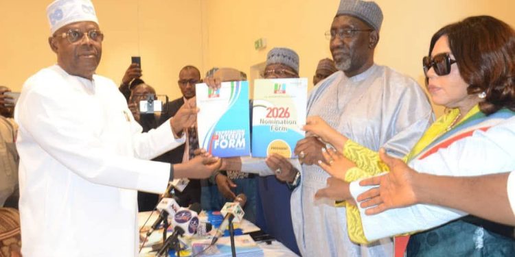 Pres. Tinubu picks re-election forms