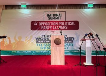 Opposition parties unveil plans to field one presidential candidate in 2027