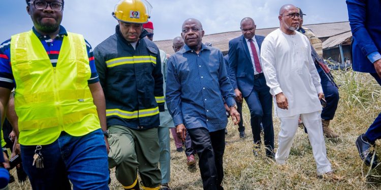 Gov. Otti vows support for Nigerian Breweries after fire incident