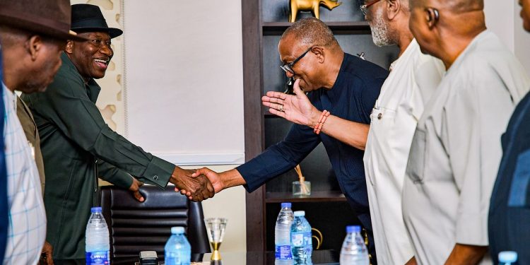 Peter Obi holds talks with Jonathan over 2027 elections