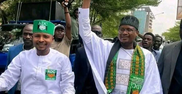 ADC saga: Nafiu Bala leads protest against Mark, Atiku, Obi in Abuja