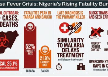 Lassa fever death toll hits 146 as Bauchi, Taraba top fatality chart